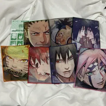 NARUTO 미니 클리어 파일 컬렉션 7점 일괄 판매 세트