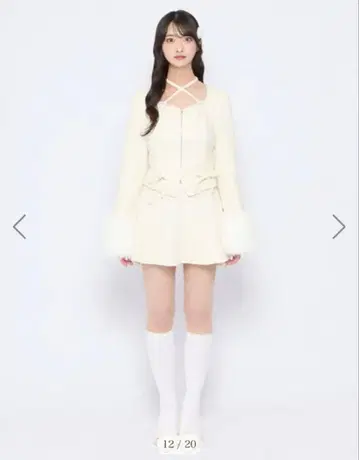 bubbles 퍼 커프스 셋업 S 사이즈 미사용 새상품