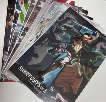 제일복권 진격의 거인 F상 클리어 포스터 전종