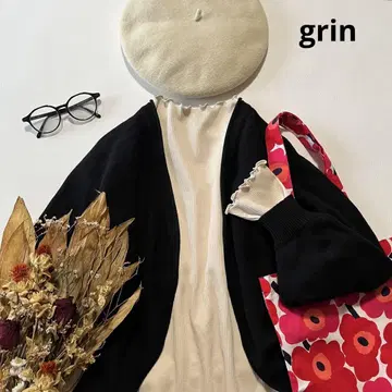 b1388*새상품 grin 코튼 볼레로 가디건 겉옷