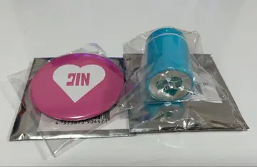 BTS Jin 진 RUNSEOKJIN 캡슐 토이 캔뱃지 미니 스탬프