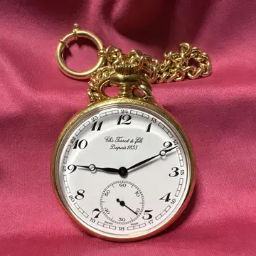 레어 고급 TISSOT 회중시계 수동 와인딩 스위스산 빈티지 앤티크