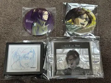 진격의 거인 한지 아크릴 배지 캔뱃지 키링 WIT STUDIO
