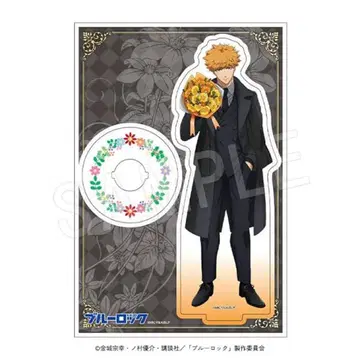 블루 록 쿠니가미 렌스케 birthday flower 아크릴 스탠드