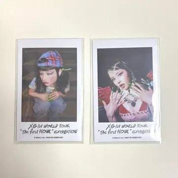 XG 하비 exhibition 폴라로이드 2장 세트