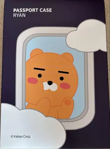 한국 한정 카카오프렌즈 라이언 여권 케이스