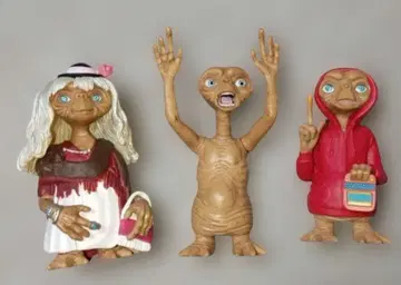 E T 피규어 & 캔 배지 세트