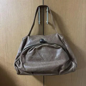 erva 엘르 핸드백 샌드베이지 가죽