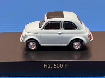 교쇼 1/64 피아트 500 F 라이트 블루 미니카