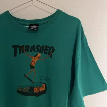 THRASHER T셔츠 그린 녹색