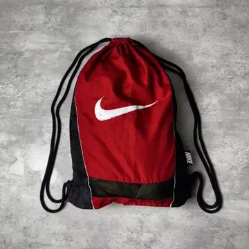 90s NIKE 나이키 드로우 스트링 냅색 레드 빨간색 Y2K