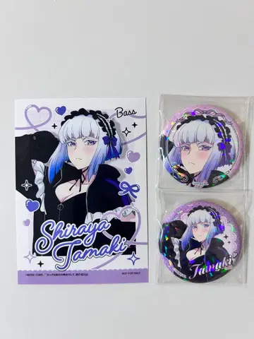 록은 숙녀의 소양입니다 화이트 야카노 캔뱃지 특전 게이머즈 3종 세트