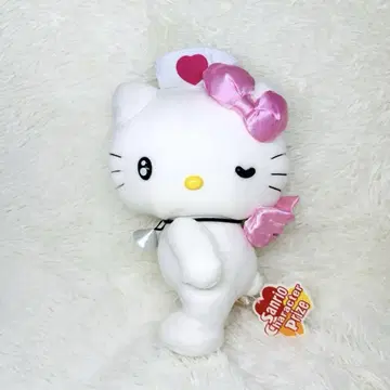 레어 새상품급 택 있음 키티 간호사 엔젤 봉제 인형 천사