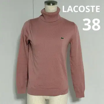 라코스테 LACOSTE 핑크 터틀 니트 38 사이즈