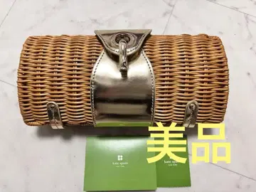 케이트 스페이드 바스켓백 베이지 골드