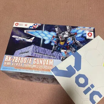 새상품 RX-78F00/E 건담 간사이 만박 JAL 콜라보