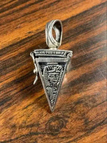 실버 925 피라미드 스태쉬 펜던트 이집트 투탕카멘