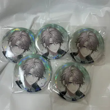 ART OF NIJISANJI 카이이다 하루 캔뱃지 5세트 니지산지