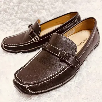 REGAL 리걸 드라이빙 로퍼 가죽 브라운 22.5cm