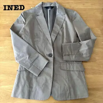 s.1145 [이네드] 여성용 테일러드 자켓 얇은 소재 카키 L사이즈