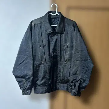 unknown vintage 디자인 자켓 광택 짧은 기장