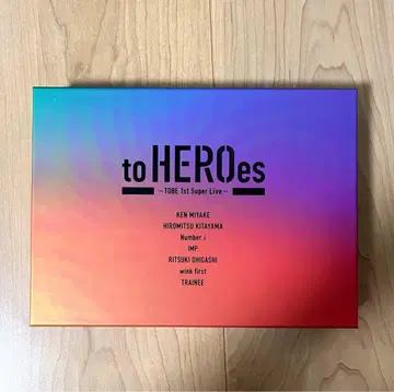 to HEROes - TOBE 1st Super Live