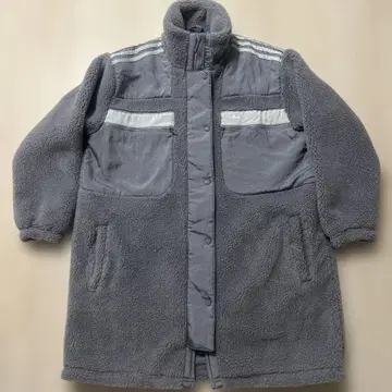 adidas 보아 코트 그레이 벤치 코트 보아 자켓