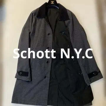 Schott N.Y.C 샷 리버서블 코듀로이 스텐카라 코트