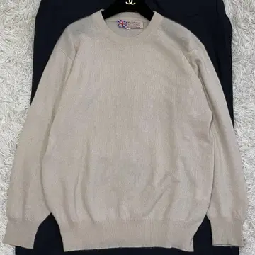 [ 새상품급 ] Rainbow 캐시미어 100% 니트 스웨터 아이보리 L