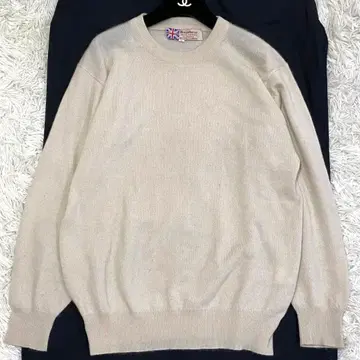 [ 새상품급 ] Rainbow 캐시미어 100% 니트 스웨터 아이보리 L