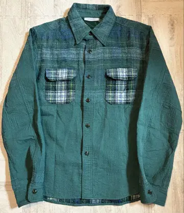 미노톨 긴팔 체크 코튼 플란넬 셔츠 빈티지 M 일본제