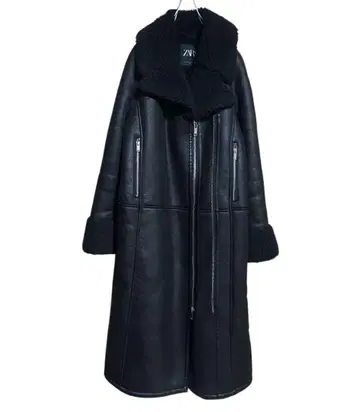 [컨디션 최상] ZARA 더블 페이스 롱 라이더스 코트 L