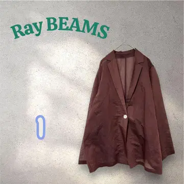 Ray BEAMS 레이빔즈 오간자 1버튼 자켓 1