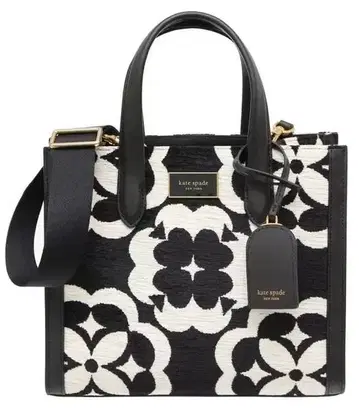 [ 미사용품 ] Kate Spade Flower 토트백 S 블랙