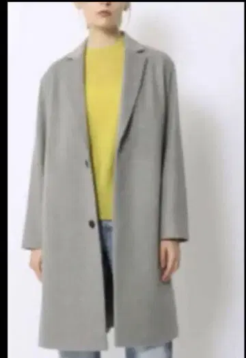 갤러리 바이 캐시미어 100% 체스터 코트 13만 엔