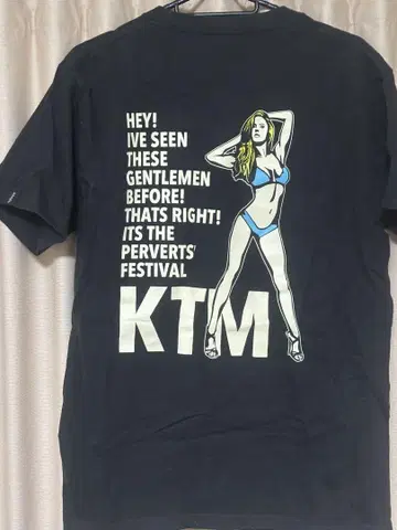 KTM T셔츠 M 사이즈 그래픽 디자인