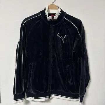 Puma 네이비 집업 자켓 벨로아