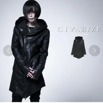 civarize V 레이스 락 라이더스 드레이프 후드티