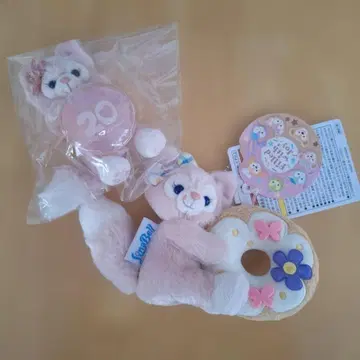 도쿄디즈니씨 더피 프렌즈 20주년 리나벨 봉제 인형 스트랩