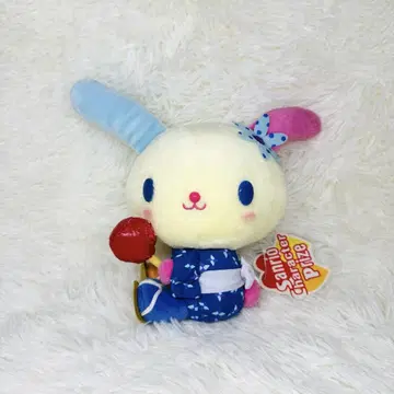 레어 택 있음 우사하나 축제 사과 사탕 유카타 봉제 인형