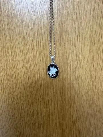 Pegasus cameo necklace