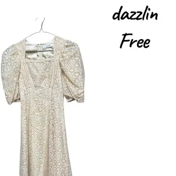 [새상품급] dazzlin 아이보리 레이스 드레스 Free