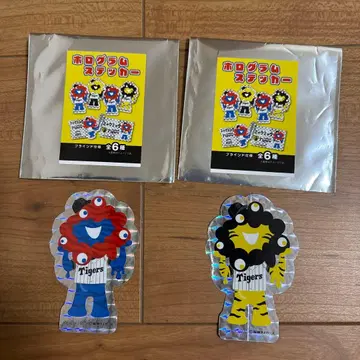 오사카 만박 미야쿠미야쿠 한신 타이거즈 스티커 2개 세트