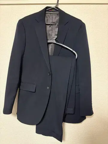 오리히카 스트레치 셋업 수트 네이비 무지