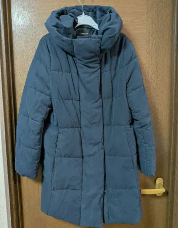 COMME CA ISM 네이비 퀼팅 자켓 컴시즘