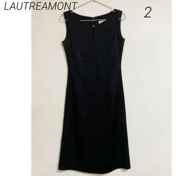 0570 LAUTREAMONT 로트레아몽 블랙 슬리브리스 원피스