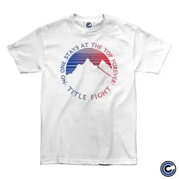 TITLE FIGHT - mountain gradient 티셔츠