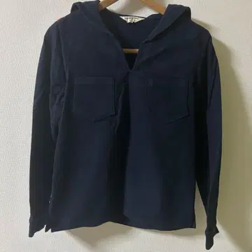 빈티지 세일러 카라 티셔츠 여성용 프리 사이즈 네이비