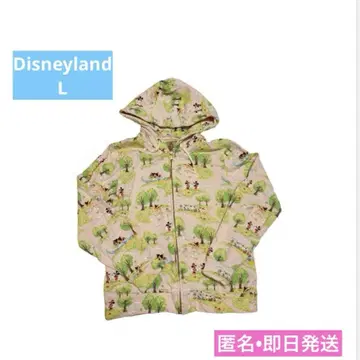 레어 디즈니랜드 구형 택 후드티 미키 백설공주 밤비 L 사이즈 즉시