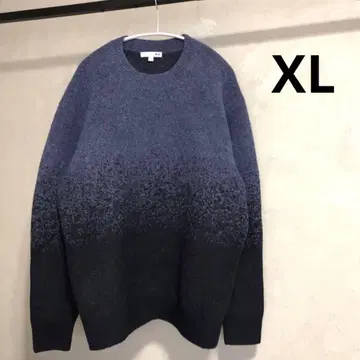 유니클로 JW 앤더슨 수플레얀 그라데이션 크루넥 스웨터 XL